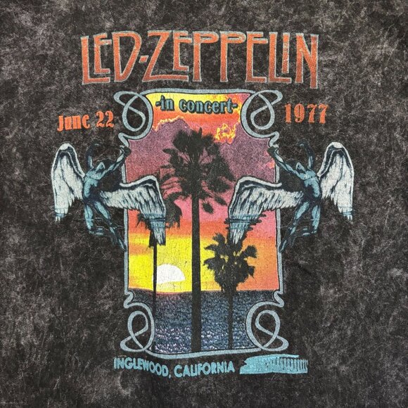 Led Zeppelin In Concert Sunset T-shirt size large - Picture 2 of 4